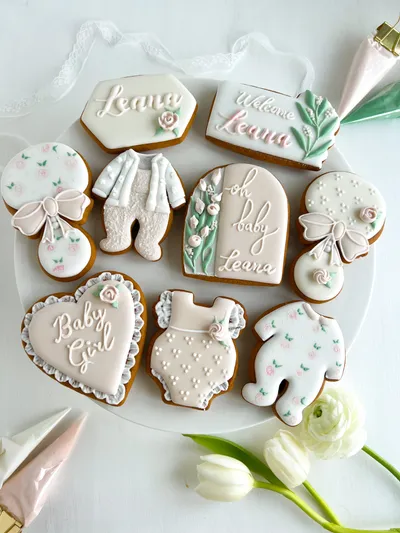 Baby-Girl Rosen-Set