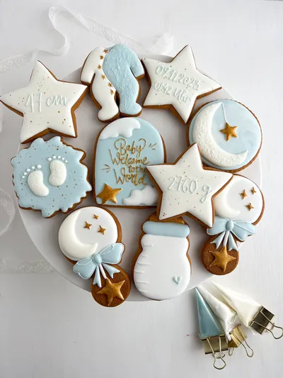 Mond-Sterne-Baby-Set