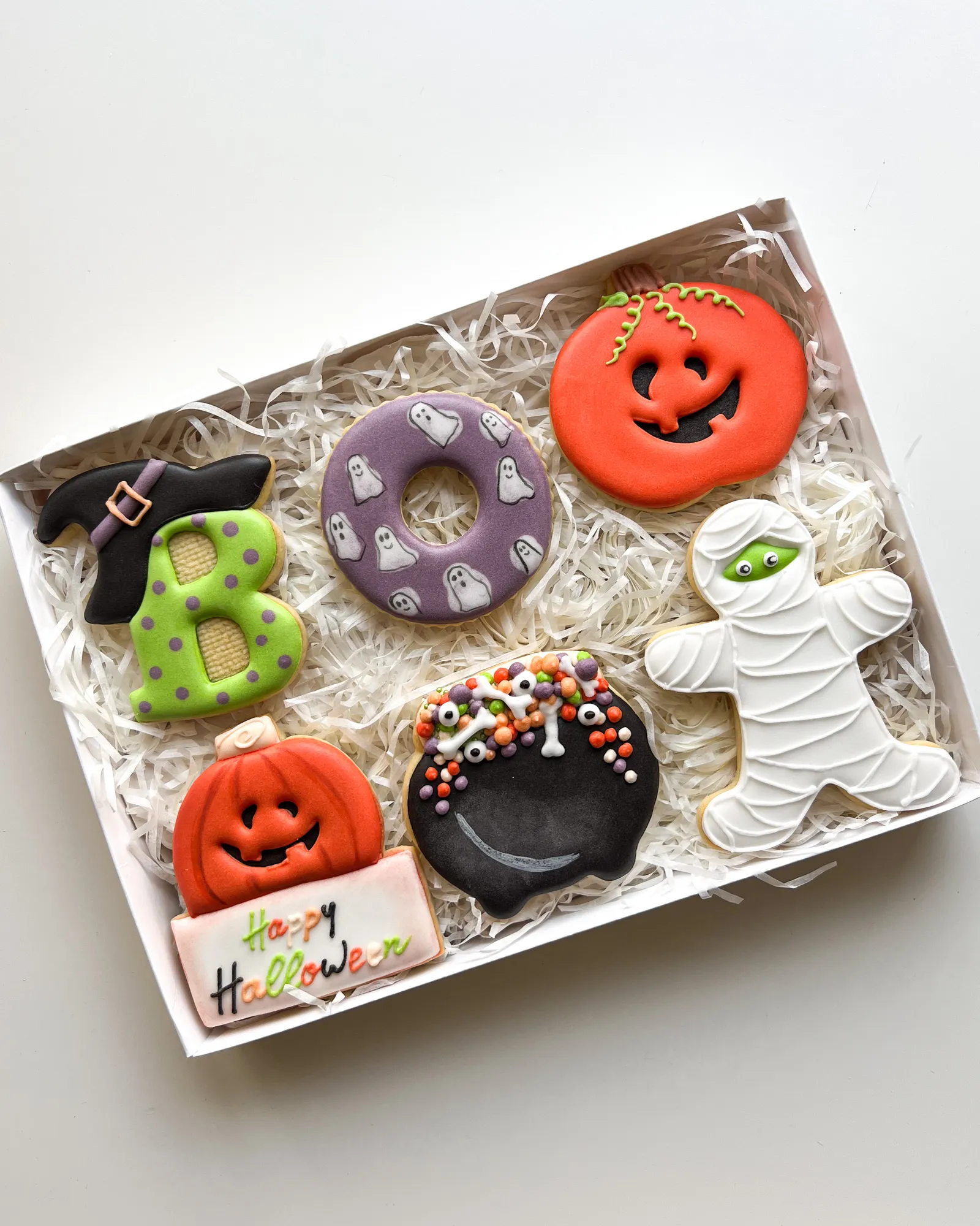 Cookies-Set: Freche Kürbisse & Mumie zu Halloween