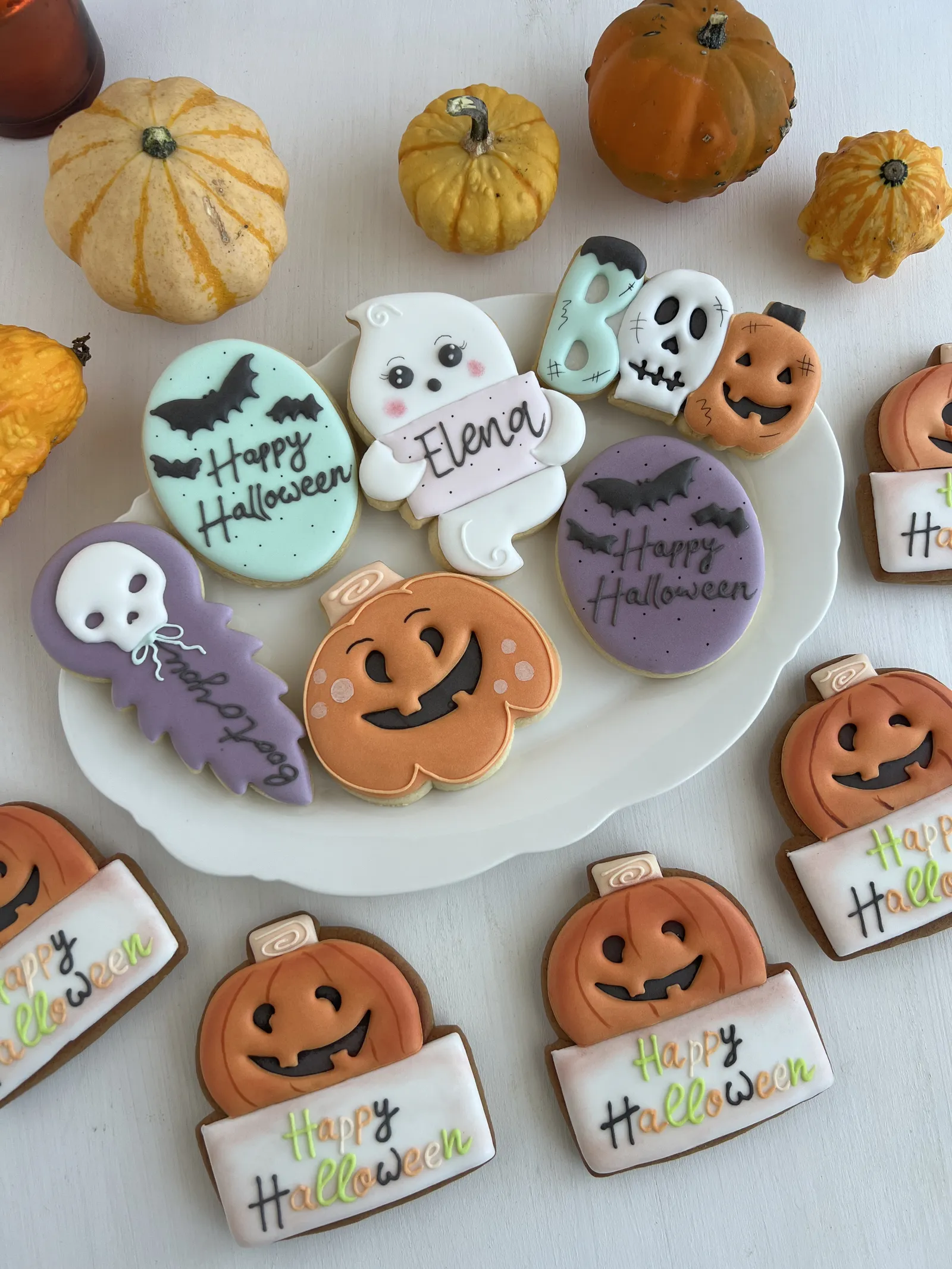 Süsse Geister & Kürbisse: Halloween Cookies-Set