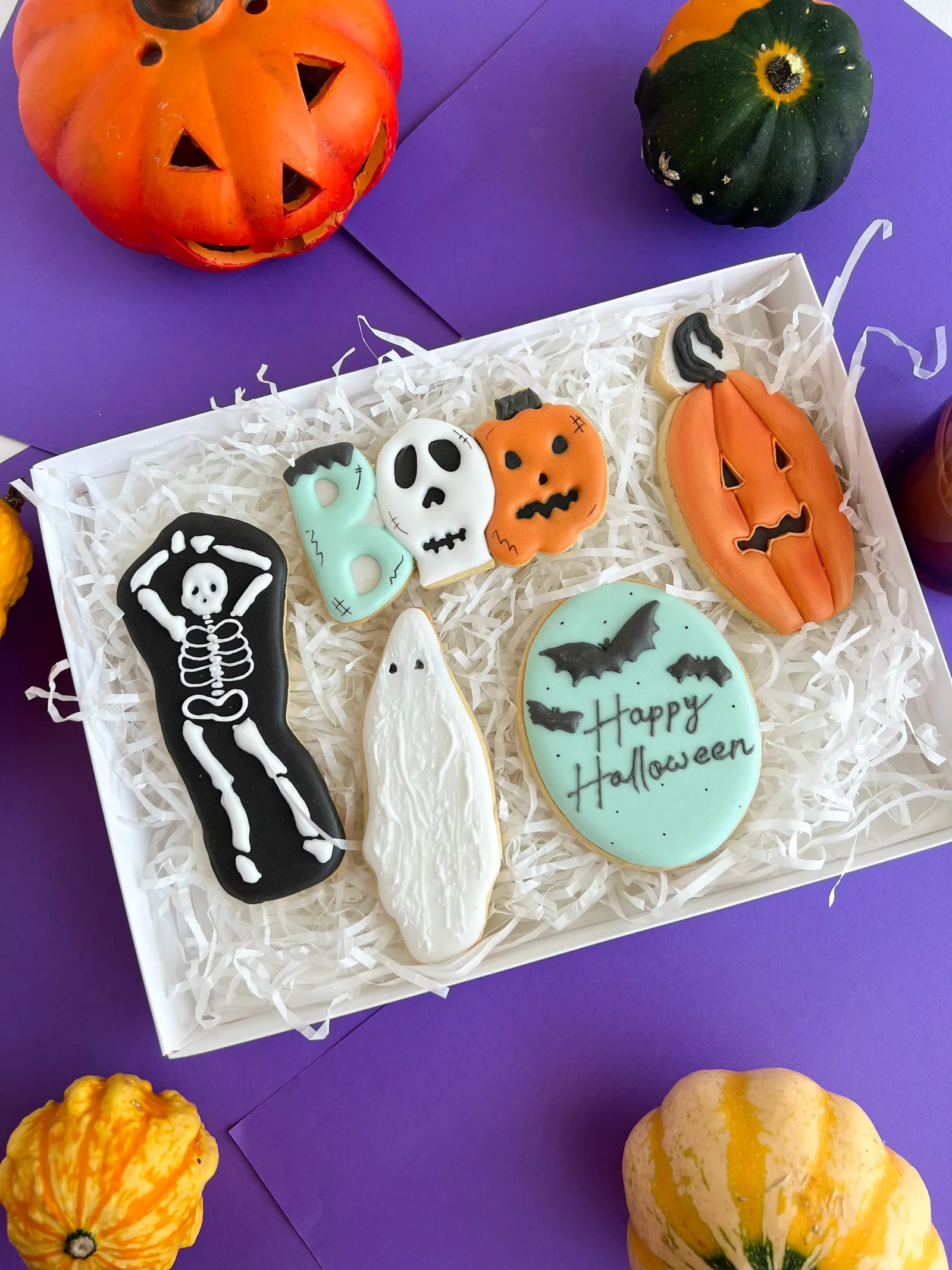 Gruselige Skelette & Kürbisse: Kekse zu Halloween