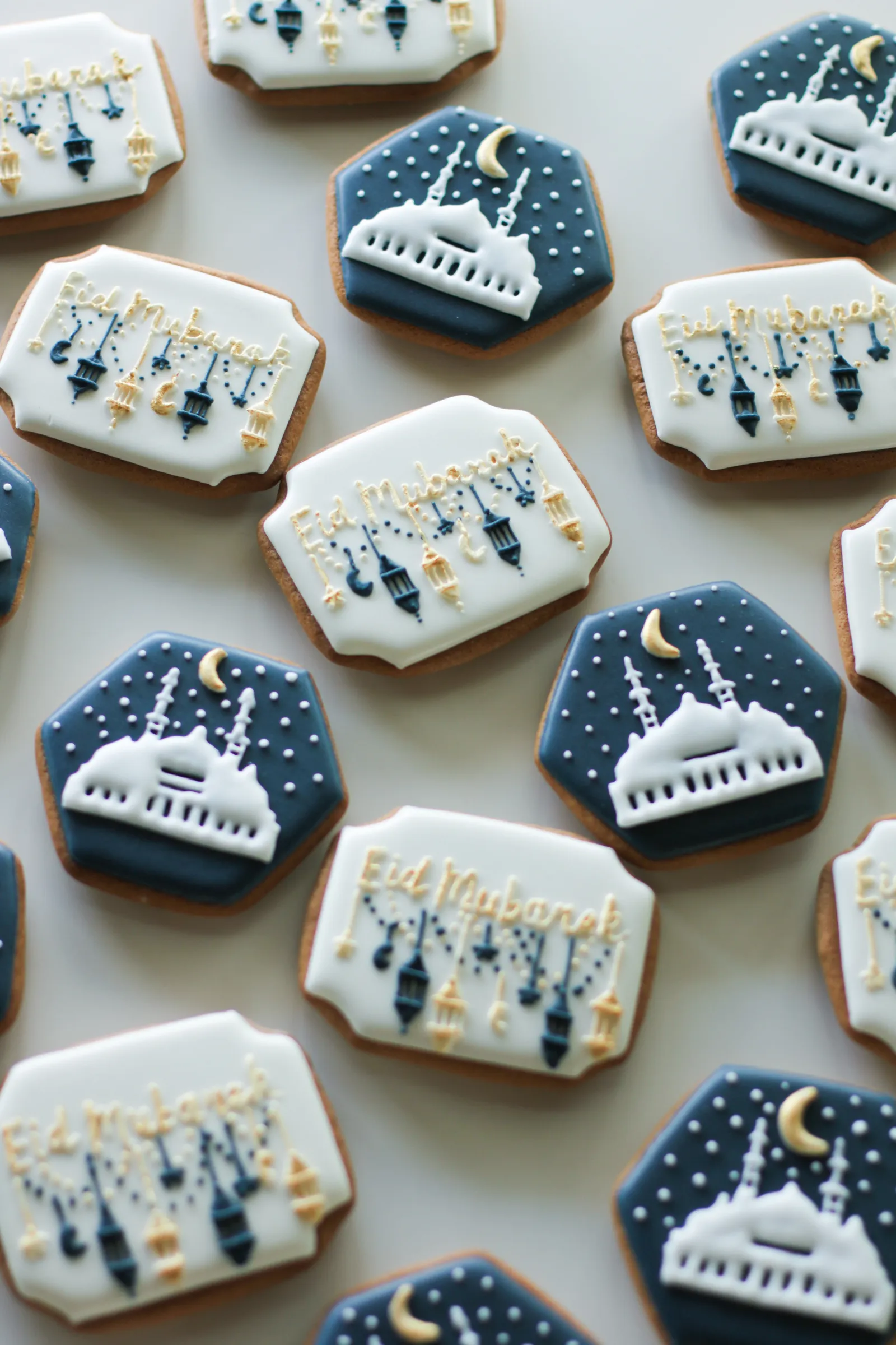 Cookies-Set: Elegante Moscheen & Laternen zu Eid
