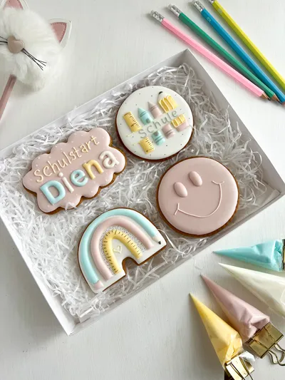 Cookies-Set: Kleiner Schulstart-Gruss