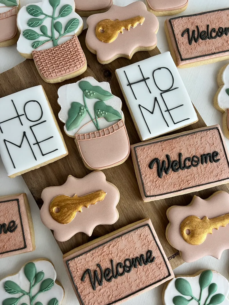 Cookies und Lebkuchen für Einzugsparty